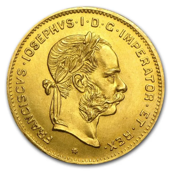 1892年 2.9g オーストリア皇帝 フランツ・ヨーゼフ1世 .900金貨
