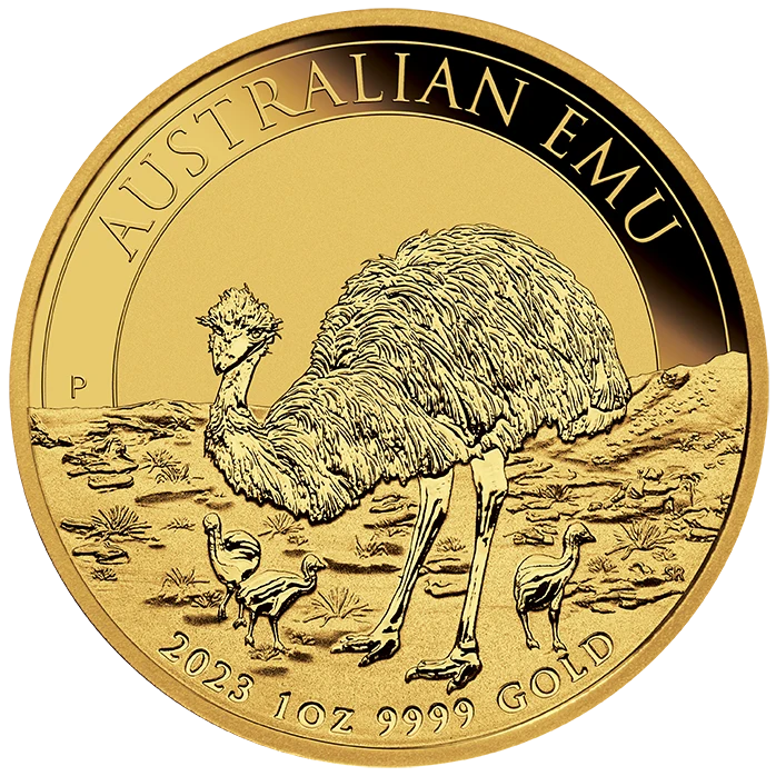 2023年 1オンス オーストラリア エミュー .9999金貨
