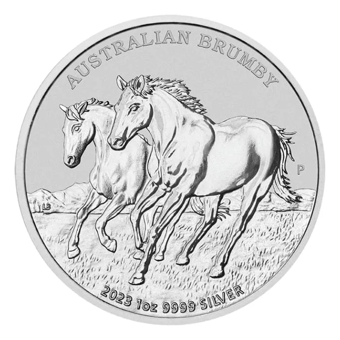 2023年 1オンス オーストラリア・ブランビー.9999銀貨 BUコイン