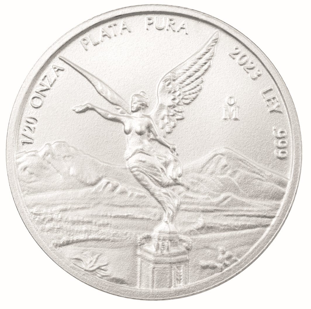 2023年 1/20オンス メキシコ・リベルタ 0.999銀貨 BUコイン