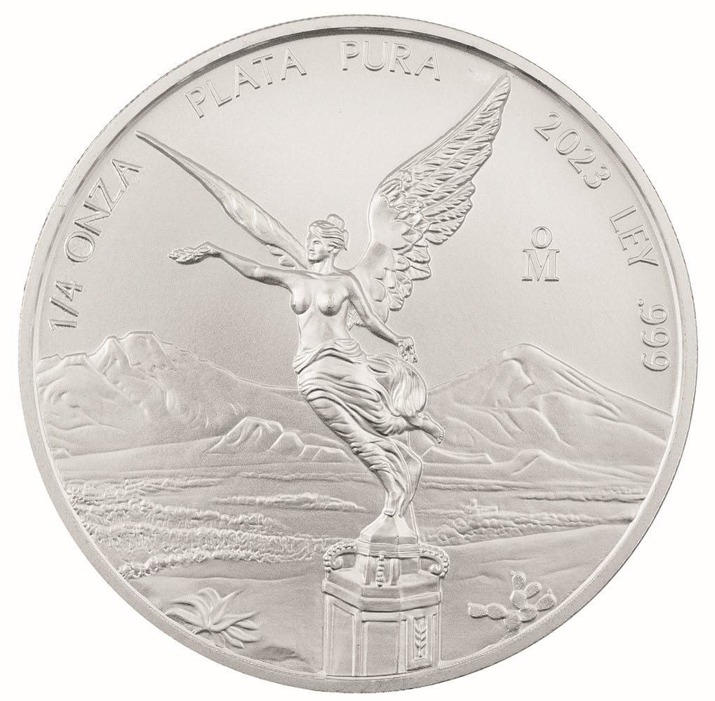 2023年 1/4オンス メキシコ・リベルタッド.999銀貨 BUコイン