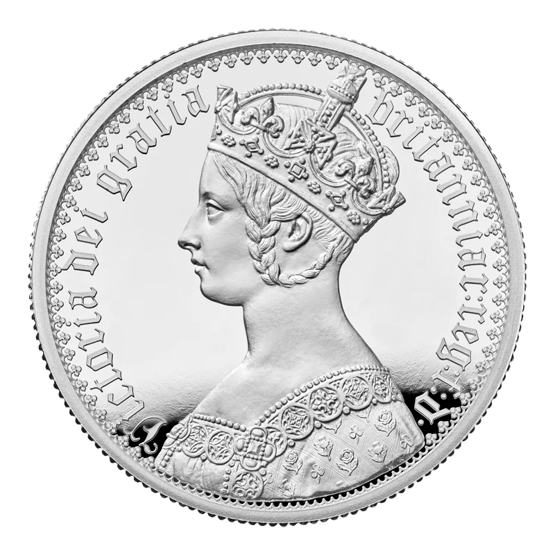 2021 2オンス グレート・イングレイバーズ・コレクション – ゴシック・クラウンの肖像 .999銀貨プルーフ貨幣