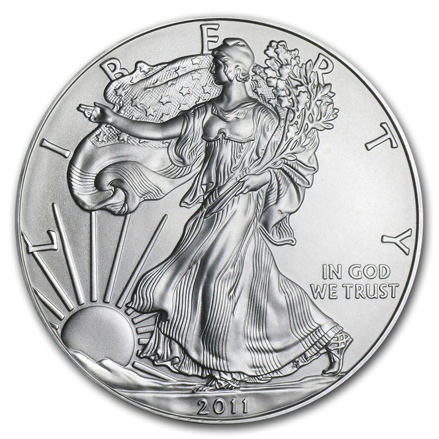 2011年 1オンス アメリカ・イーグル.999銀貨