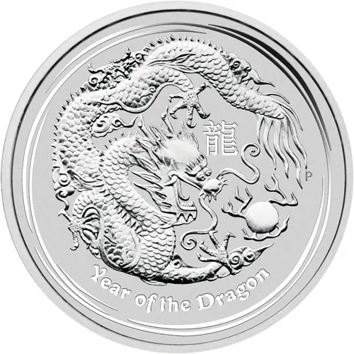 2012年5オンス・オーストラリア辰年999銀貨