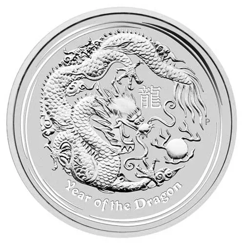 2012年2オンス・オーストラリア辰年999銀貨