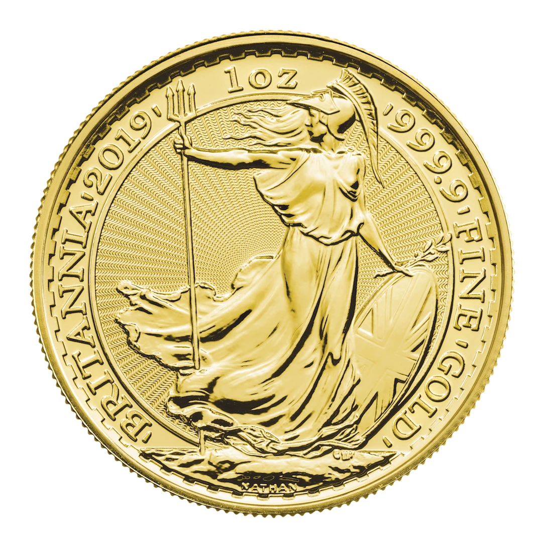 2019年 1オンス グレートブリテン ブリタニア .9999金貨