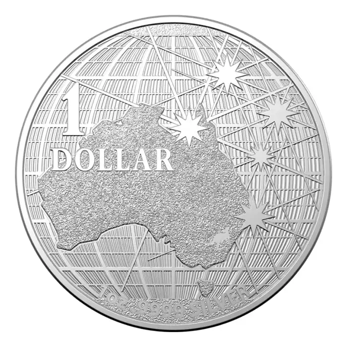 2020年 1オンス オーストラリア 南の空の下に .9999銀貨