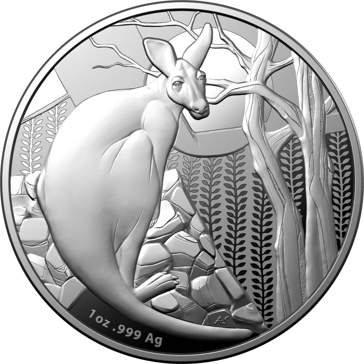 2022 1オンス オーストラリア・カンガルー・シリーズ -オーストラリア印象.999銀貨プルーフ貨幣