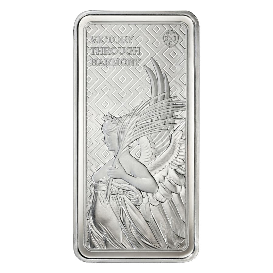 2023 10オンス セントヘレナ 王の美徳 – 勝利 .999銀貨延べ棒