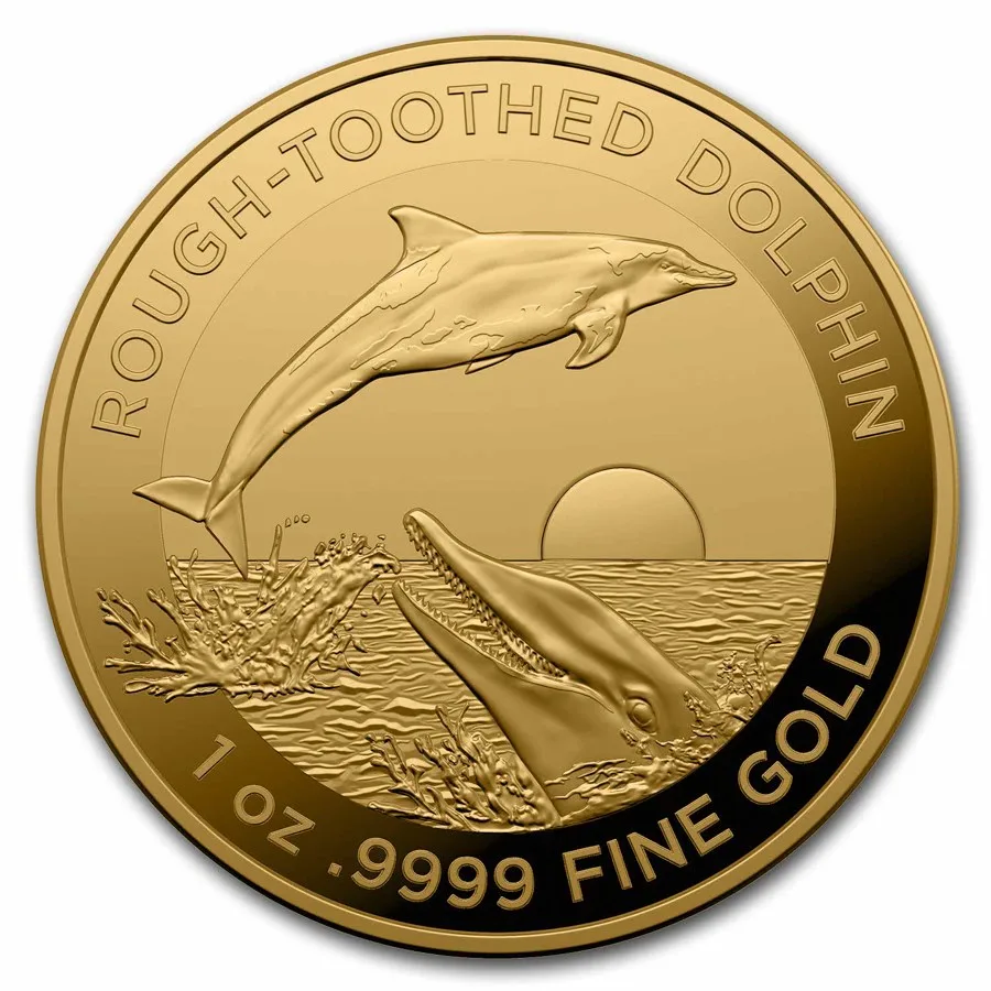2023年 1オンス オーストラリア ラフトゥード・ドルフィン .9999金貨