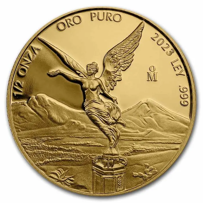 2023年 1/2オンス メキシコ・リベルタ 0.999金プルーフ貨幣