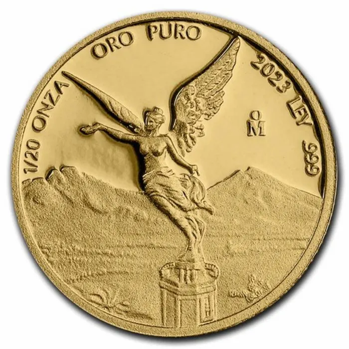 2023年 1/20オンス メキシコ・リベルタ 0.999金プルーフ貨幣