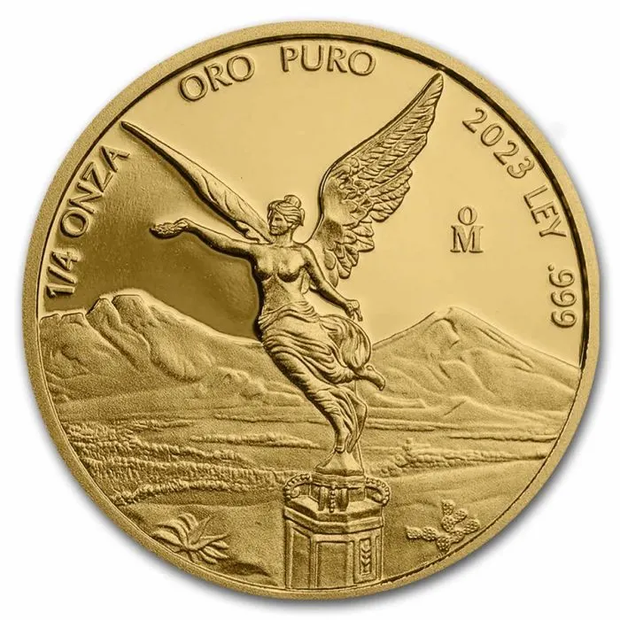 2023年 1/4オンス メキシコ・リベルタ 0.999金プルーフ貨幣