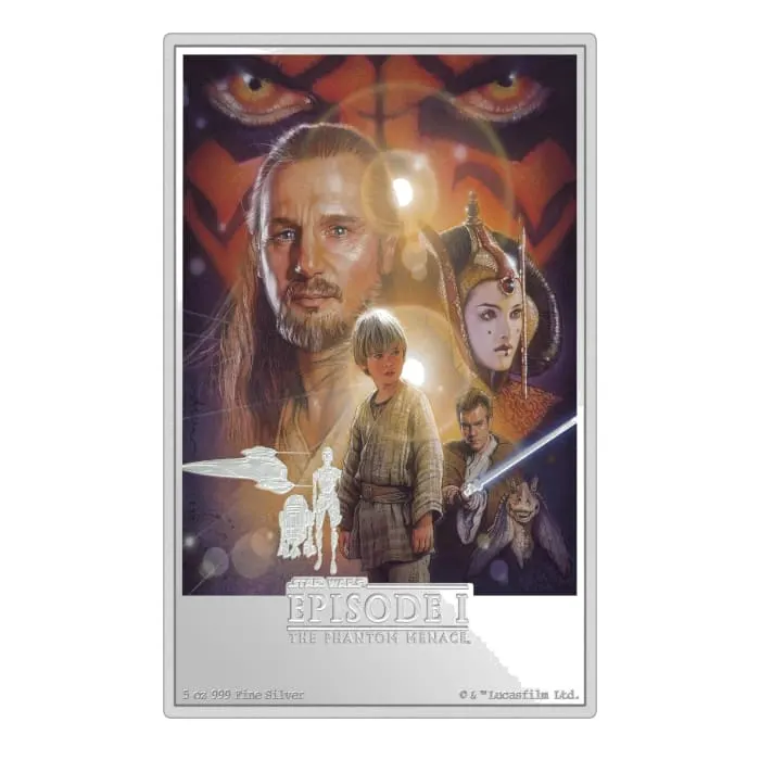 2024 5オンス ニウエ スター・ウォーズ/ファントム・メナス 0.999銀貨プルーフ貨幣