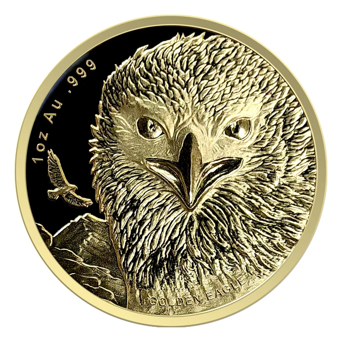 2024年 1オンス サモア・ゴールデン・イーグル 999金BUコイン