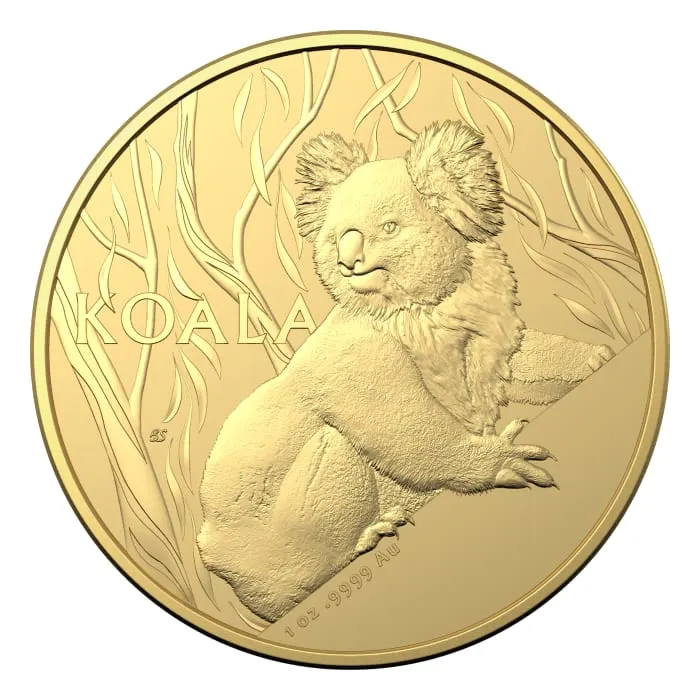 2024年 1オンス オーストラリア コアラ.9999金貨 BUコイン