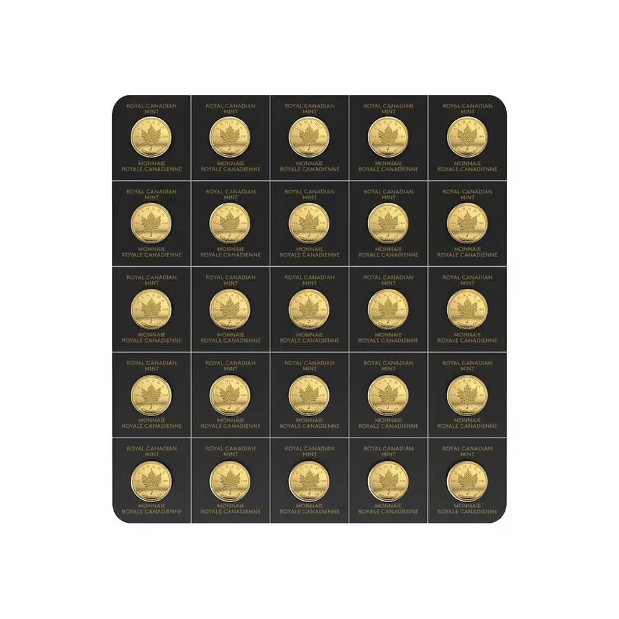 2024 1グラムMaplegram25 メープルリーフ.9999金BUコイン