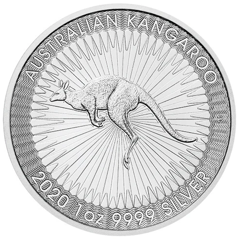 2020年 1オンス オーストラリア カンガルー .9999銀貨