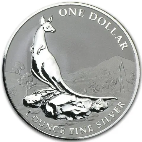 2013年 1オンス オーストラリア・カンガルー.999シルバーフランク硬貨
