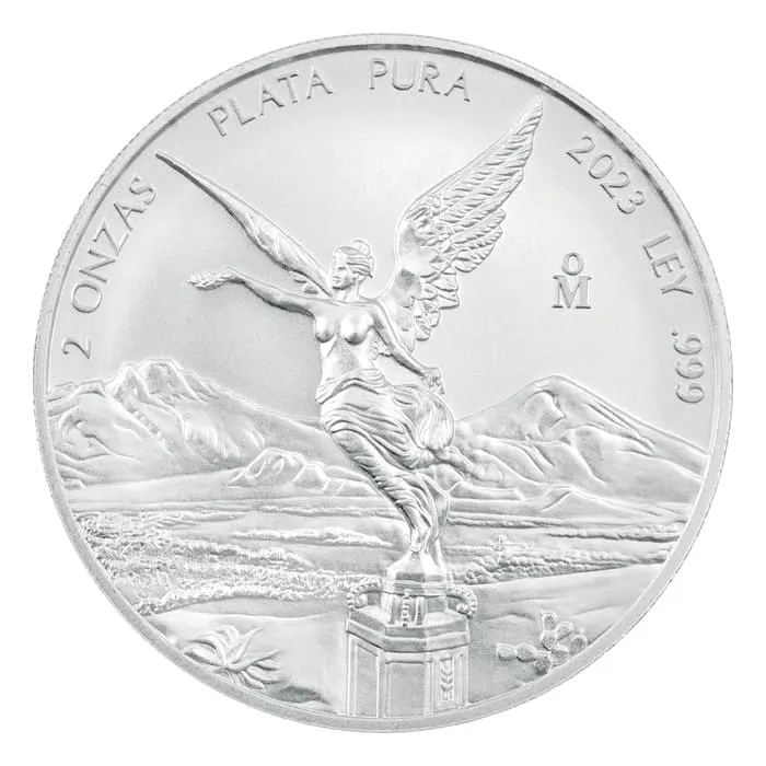 2023年 2オンス メキシコ・リベルタ0.999銀貨