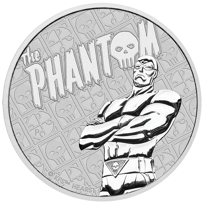 2022 1オンス ツバル 幻の.9999銀貨 BUコイン