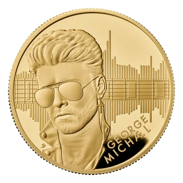 2024 1オンス グレート・ブリテン・ミュージック・レジェンド – ジョージ・マイケル .9999金プルーフ貨幣