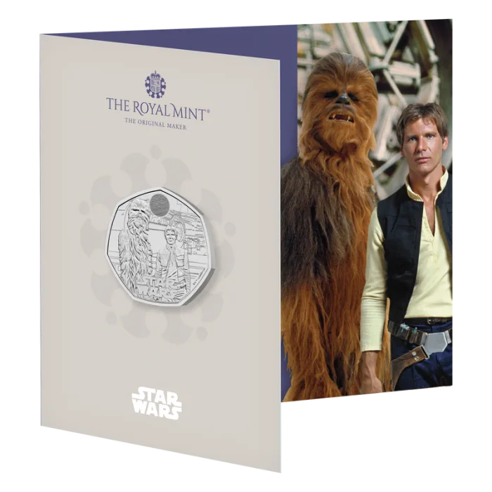 2024 8グラム イギリス スター・ウォーズ – ハン・ソロとチューバッカ カップロ・ニッケルコイン