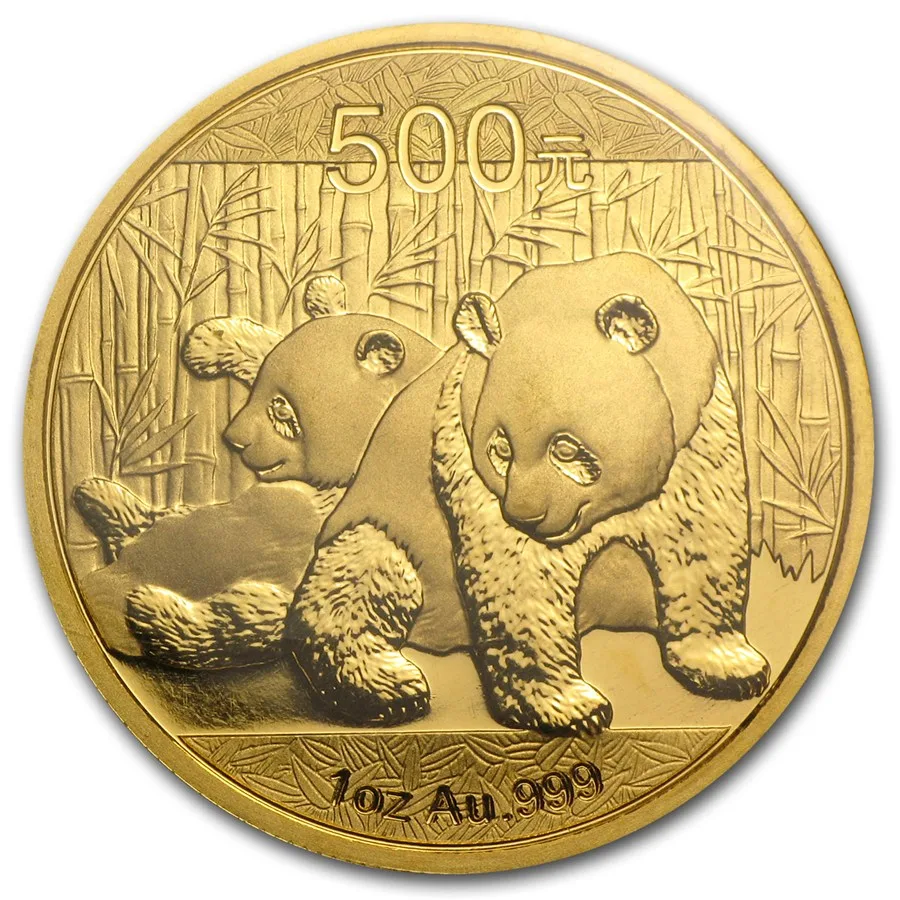 2010年1オンス中国パンダ.999金貨