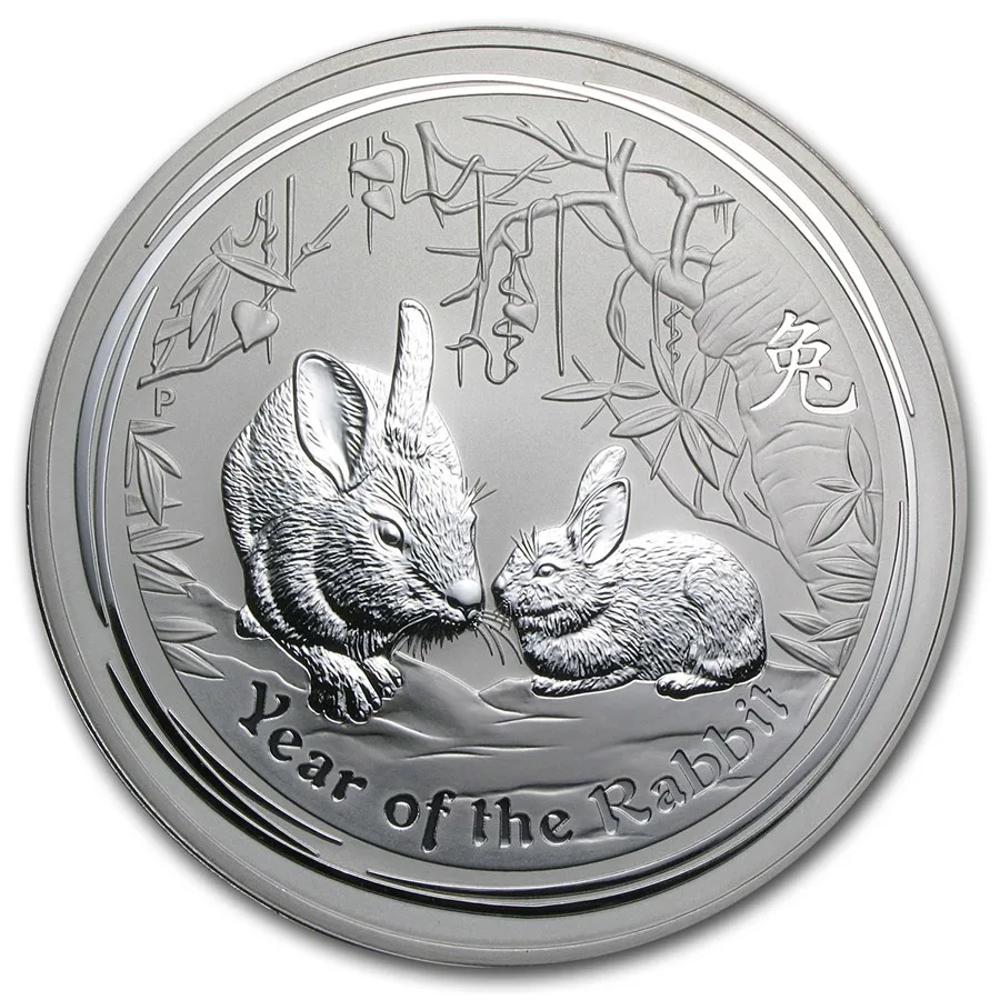 2011年1kg オーストラリア月兎.999銀貨