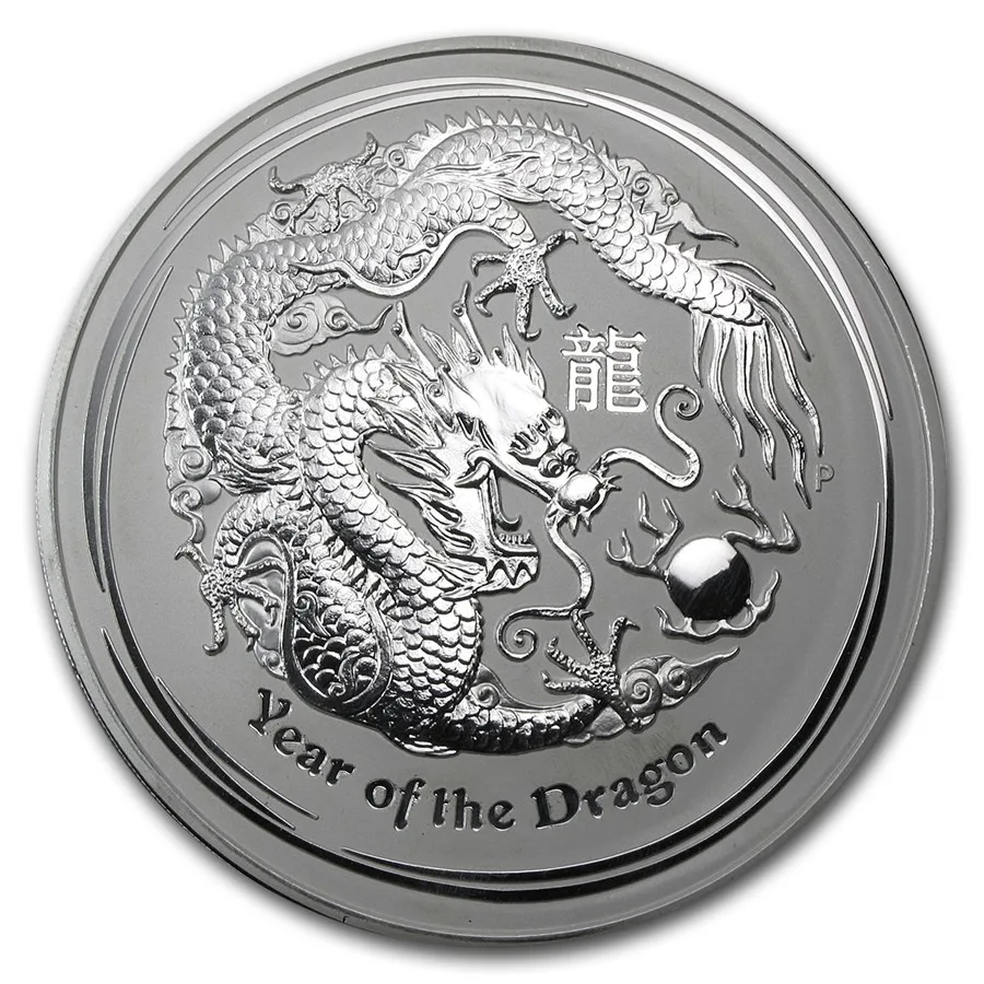 2012年1kg オーストラリア旧暦辰年.999銀貨