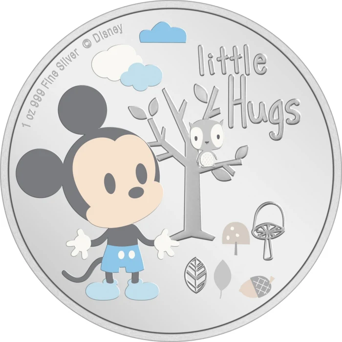 2024 1オンス ニウエ・ディズニー・ベイビー・ボーイ.999銀貨プルーフ貨幣