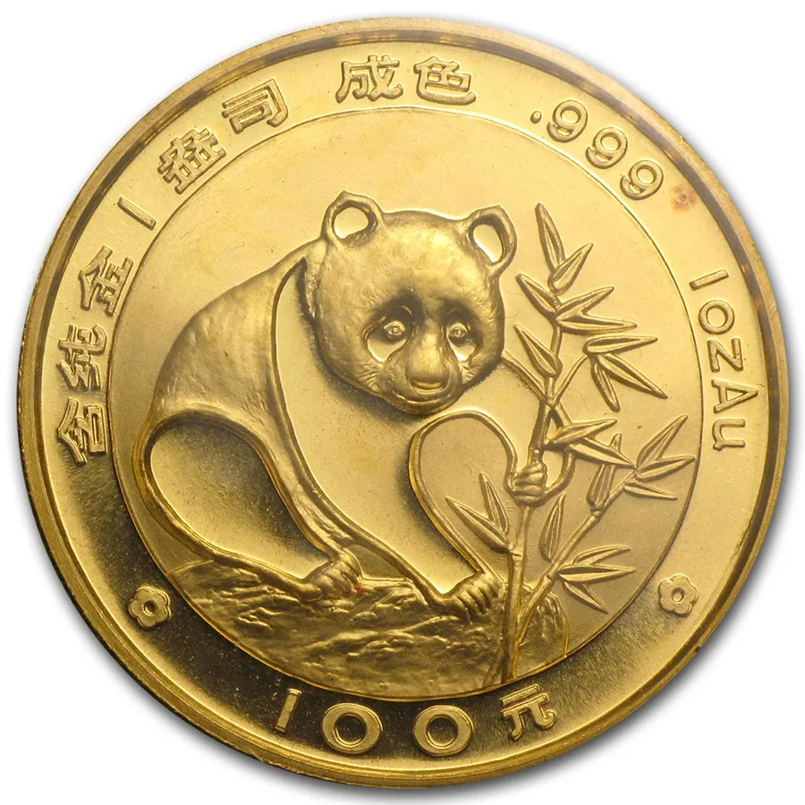 1988年 1オンス中国パンダ.999金貨