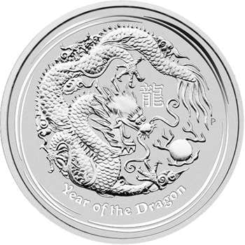 2012年10オンス・オーストラリア辰年999銀貨