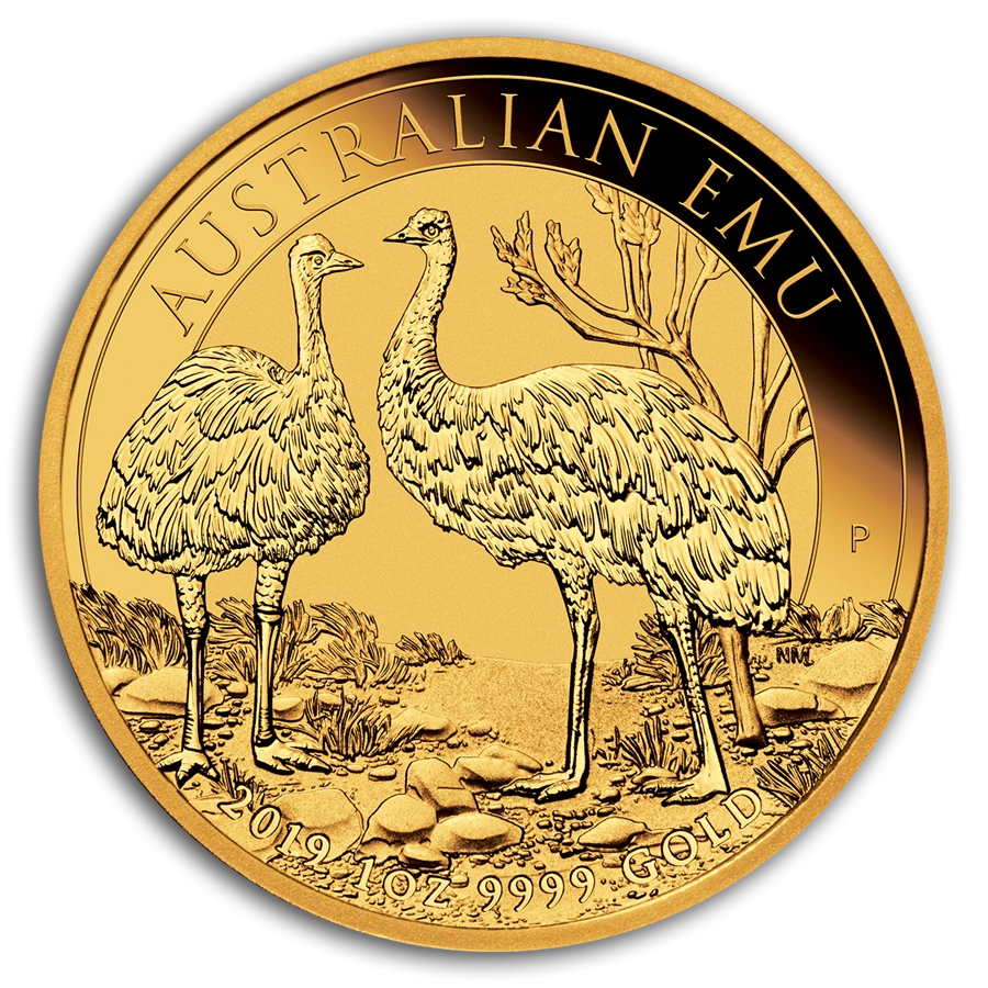 2019年 1オンス オーストラリア エミュー .9999金貨 BU
