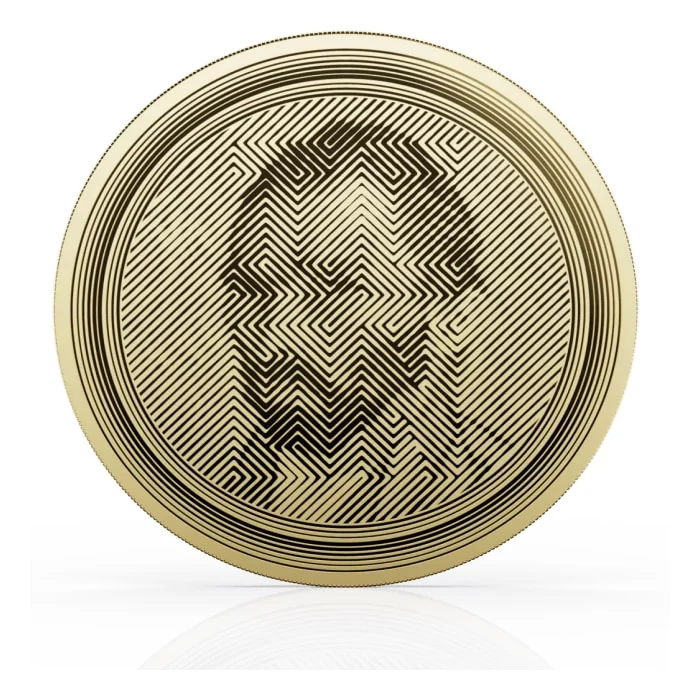 2024 1オンス トケラウ・アイコン・ヴァン・ゴッホ.9999金プルーフ類似コイン