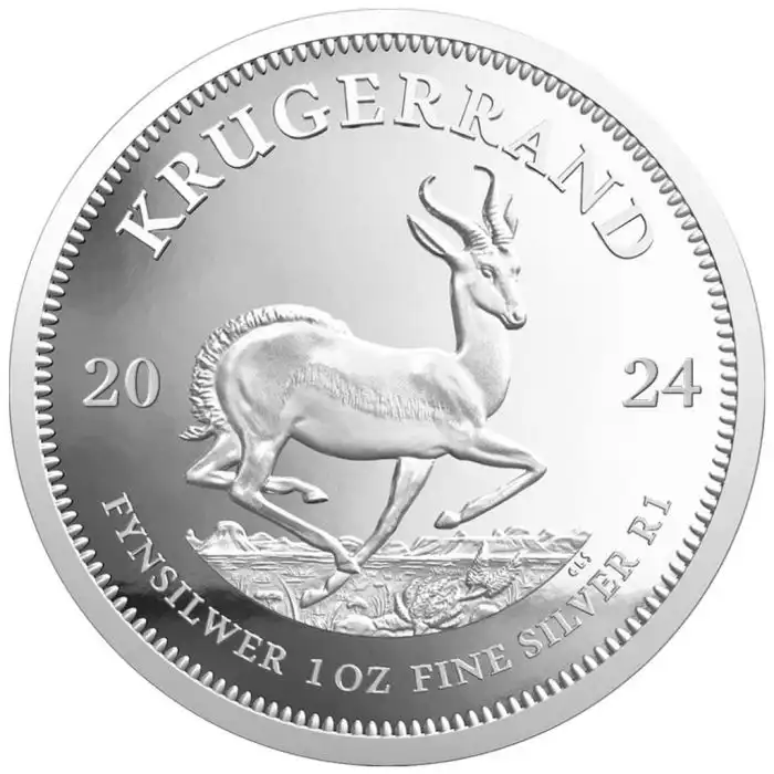 2024 1オンス 南アフリカ・クルーガーランド 0.999銀貨プルーフ貨幣