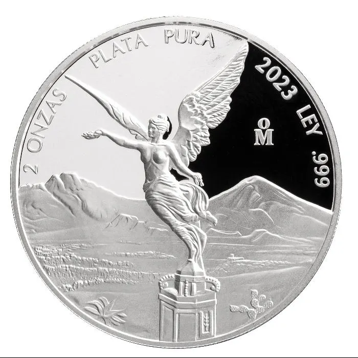 2023年 2オンス メキシコ・リベルタ 0.999銀プルーフ貨幣
