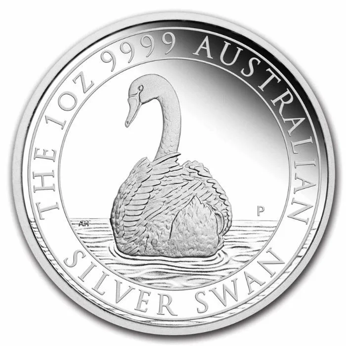 2023年 1オンス オーストラリア白鳥.9999銀貨プルーフ貨幣