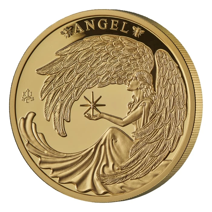 2024 1オンス セント・ヘレナ ラッキー・エンジェル 0.9999金プルーフ貨幣