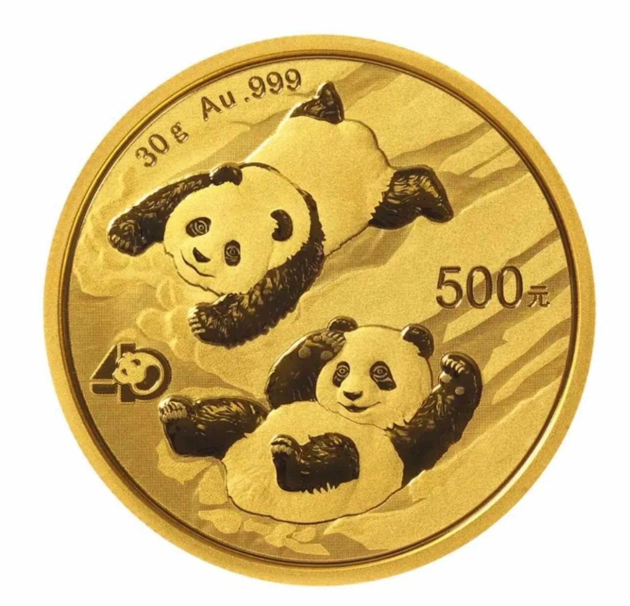 2022 30グラム 中国パンダ999金貨