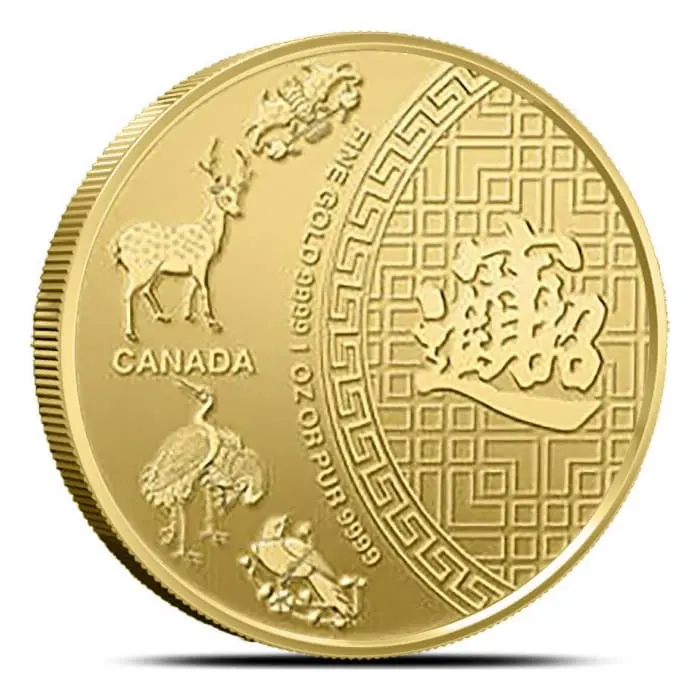 2014年 1オンス カナダ 5つの祝福 .9999金貨