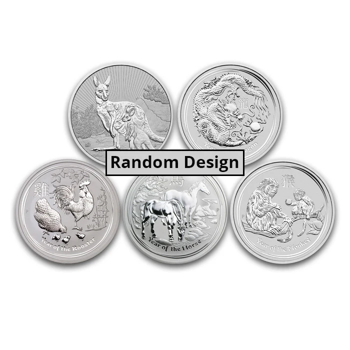 ランダム 10オンス オーストラリア.999銀貨 BUコイン（様々なコンディション）