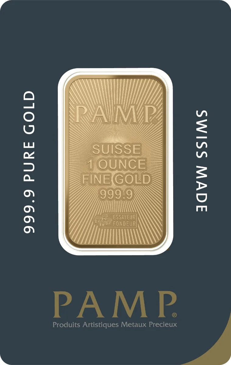 PAMP スイス 1オンス .9999 ゴールド・バー