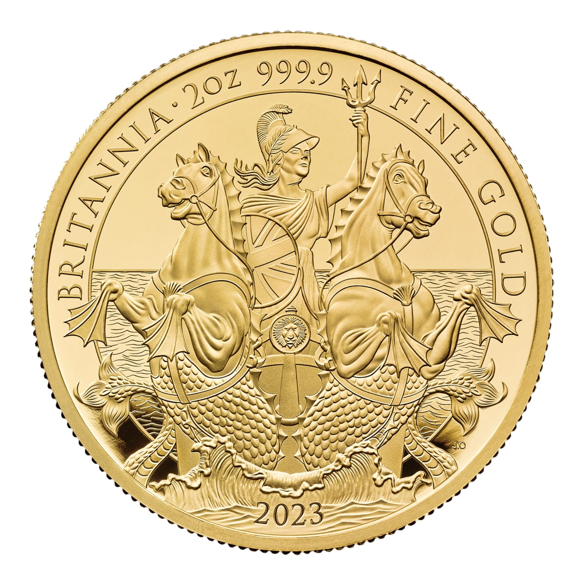 2023 2オンス グレートブリテン ブリタニア .9999金プルーフ貨幣(当社限定)(Cert 11-50)