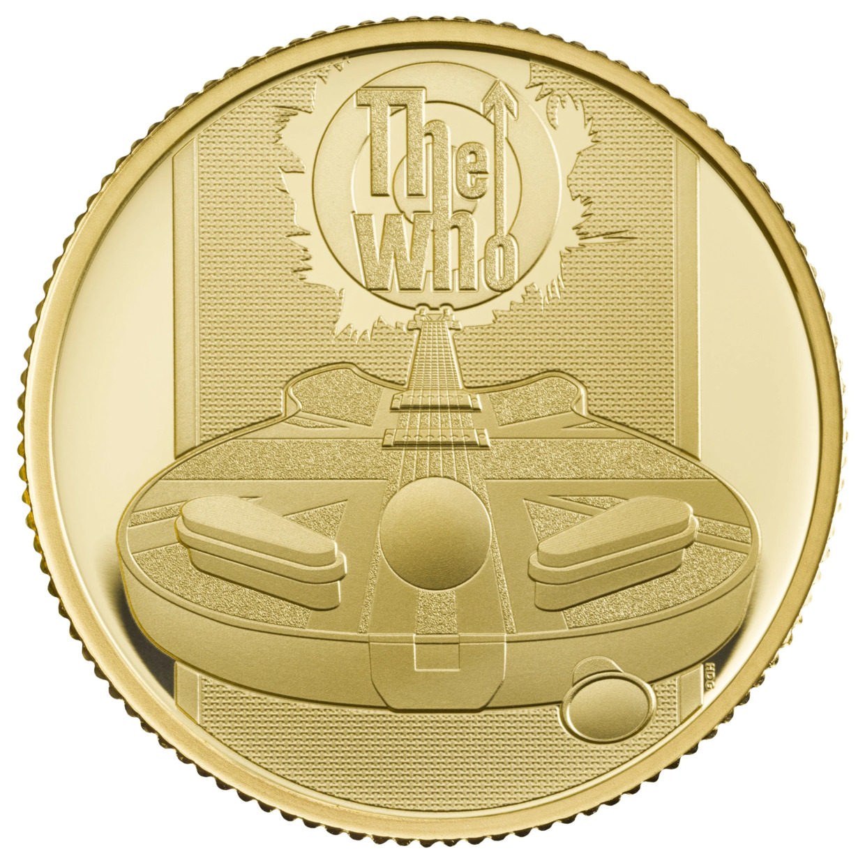 2021年 1/4オンス 英国音楽伝説 ザ・フー .9999金プルーフ貨幣