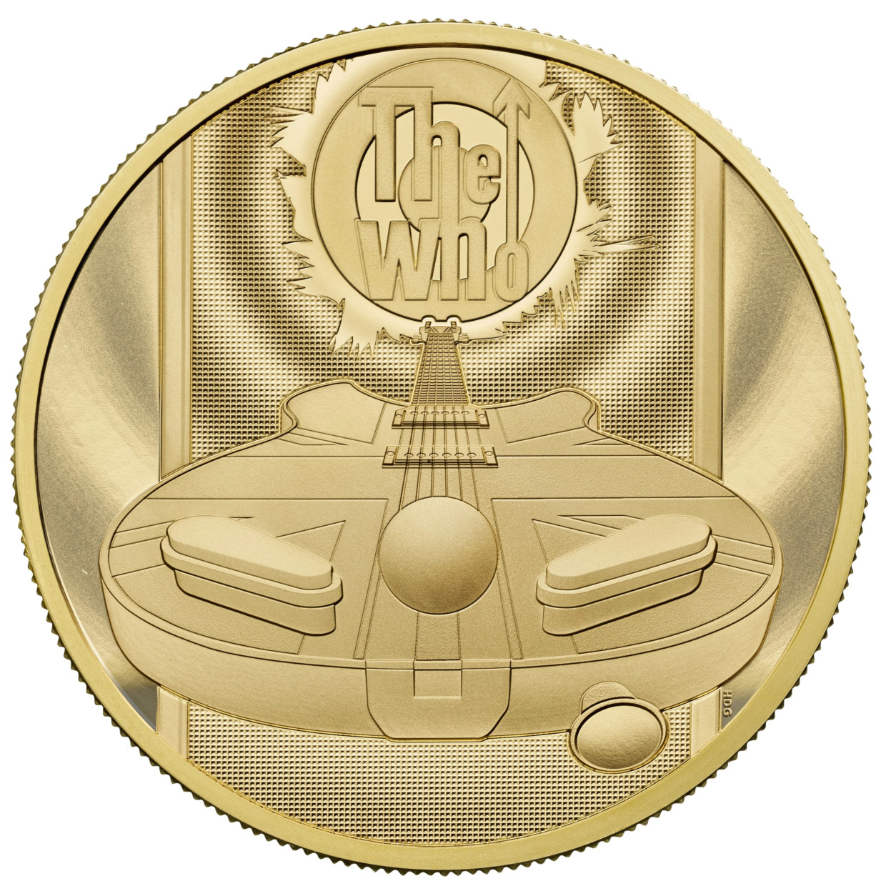 2021 2オンス グレート・ブリテン・ミュージック・レジェンド-ザ・フー .9999金プルーフ貨幣