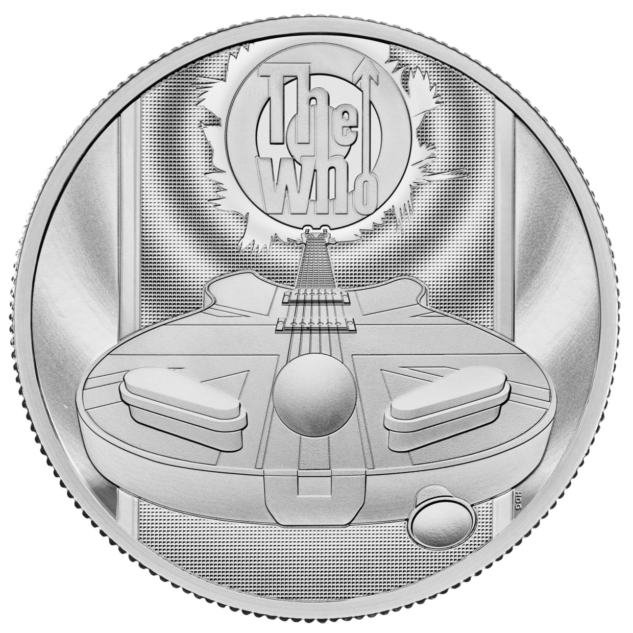 2021 2オンス 英国音楽伝説ザ・フー .999銀貨プルーフ貨幣