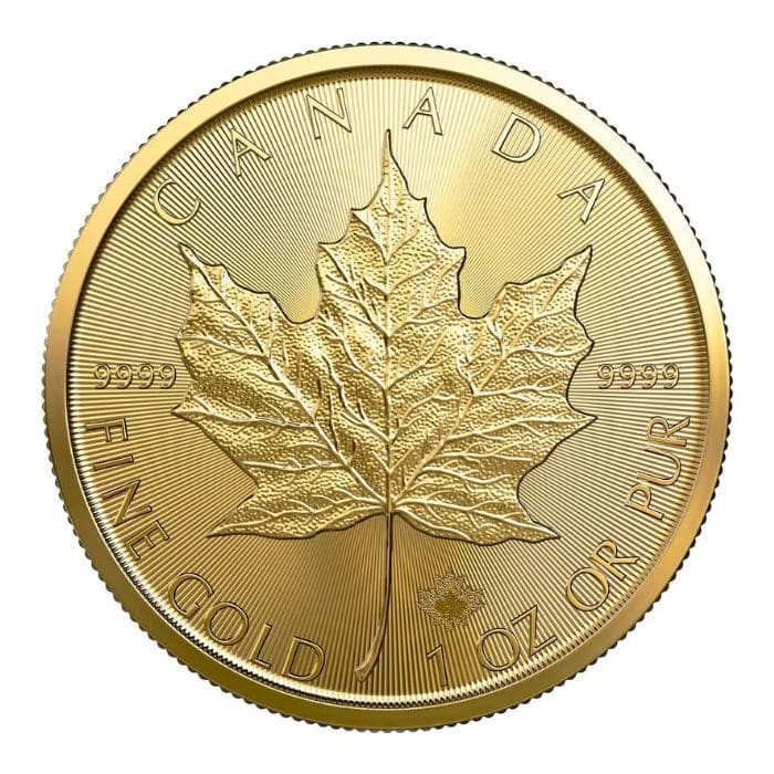 2023年 1オンス カナダ メイプルリーフ .9999金貨