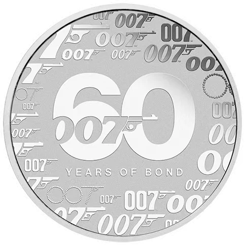 2022 1オンス ツバル国債60周年記念.9999銀貨 BUコイン