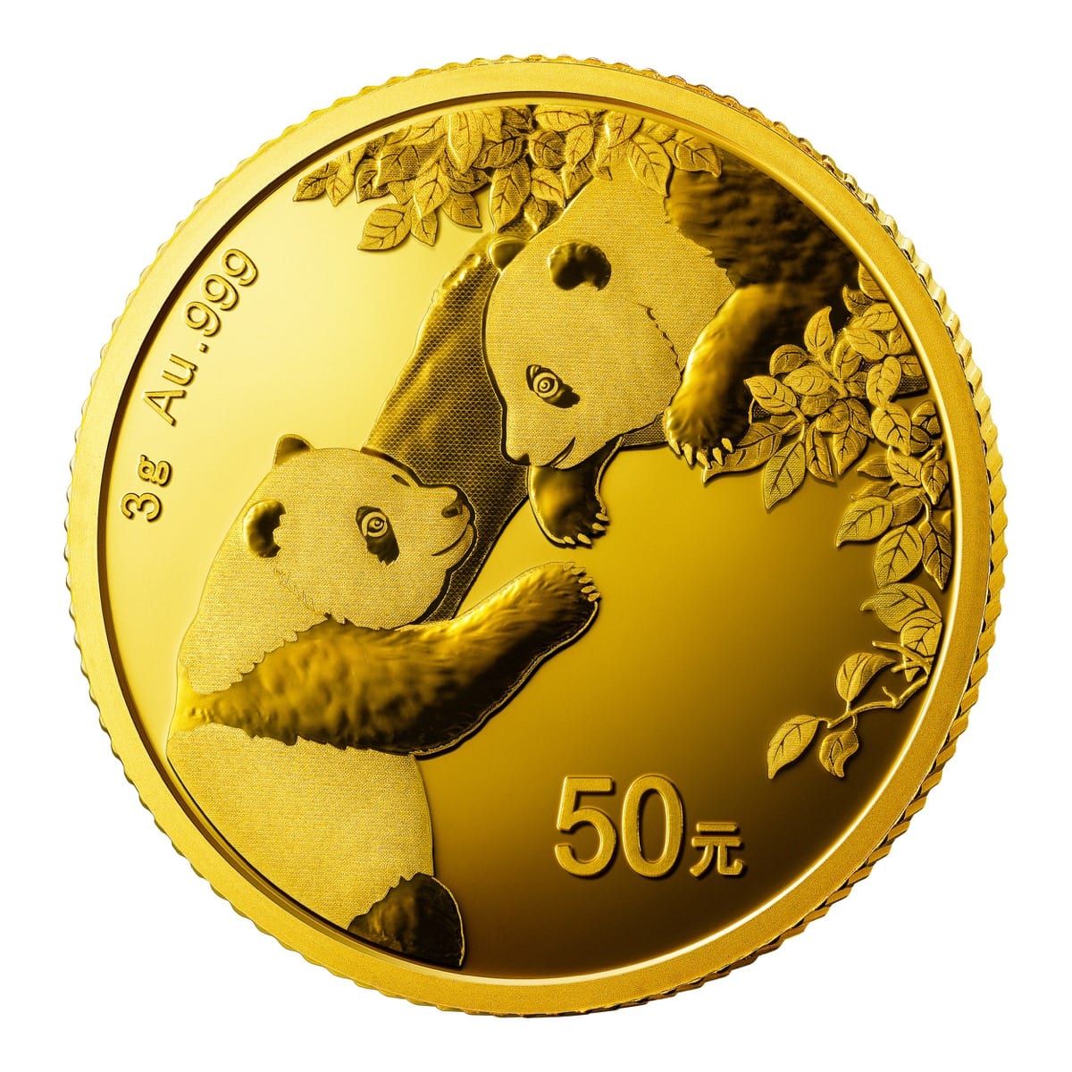 2023年 3グラム 中国パンダ.999金貨
